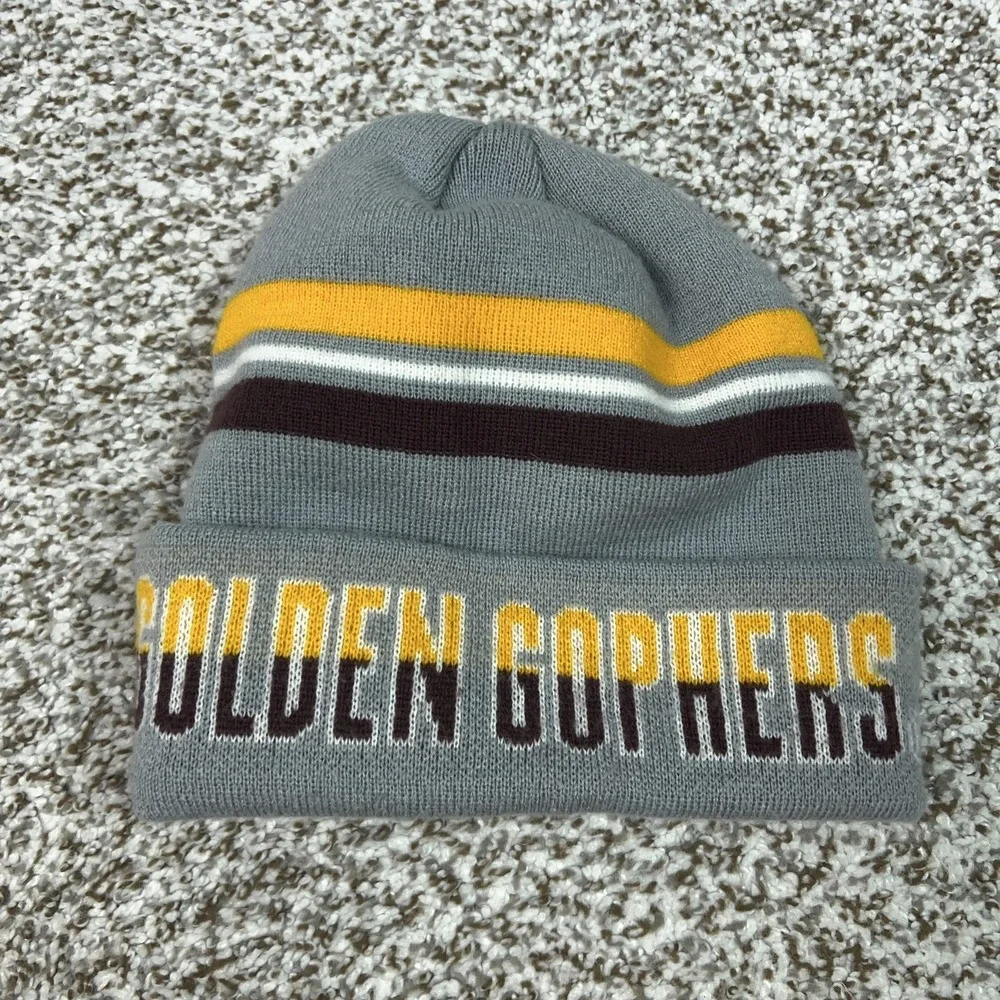 Minnesota Golden Gophers Beanie Mens One Size Gray NCAA‎ Football College Sports